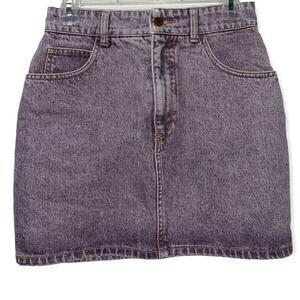 BONGO Purple Denim Skirt Size 9